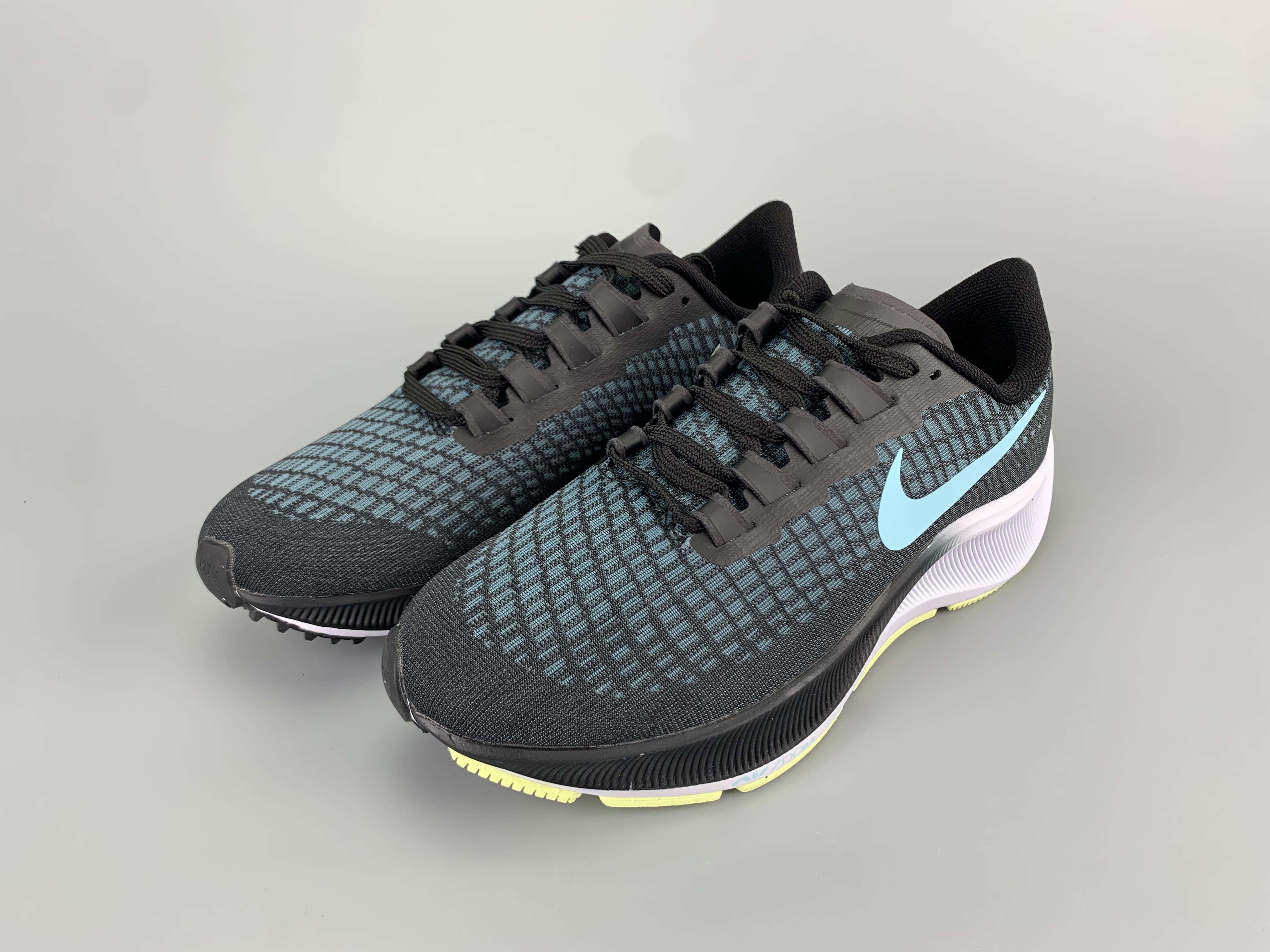 Women Nike Zoom Pegasus 37 Black Jade White Shoes